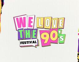 We love the 90s Logo